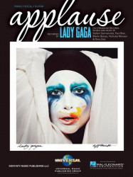 Lady Gaga: Applause (noty na klavír, zpěv, akordy)