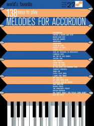138 Easy to Play Melodies for Accordion (noty na akordeon)