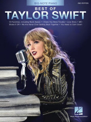 Best of Taylor Swift - 2nd Edition (velké noty na snadný klavír)