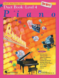 Alfred's Basic Piano Library Top Hits Duet 4 (noty na čtyřruční klavír)