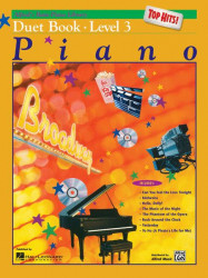 Alfred's Basic Piano Library Top Hits Duet 3 (noty na čtyřruční klavír)