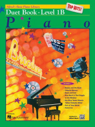 Alfred's Basic Piano Library Top Hits Duet 1B (noty na čtyřruční klavír)