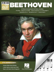 Super Easy Songbook: Beethoven (noty na super snadný klavír)