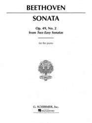 Beethoven: Sonata Op. 49 No. 2 From 'Two Easy Sonatas' (noty na klavír)