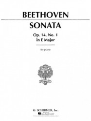 Beethoven: Piano Sonata In E Major Op.14 No.1 (noty na klavír)