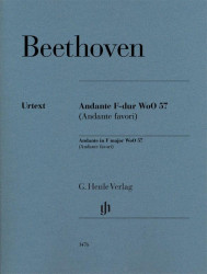 Beethoven: Andante in F major WoO 57 - Andante favori (noty na klavír)