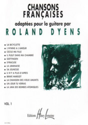 Chansons Francaises 1 - Roland Dyens (noty na kytaru)