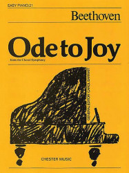 Beethoven: Ode To Joy / Óda na radost (noty na snadný klavír)