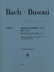 J.S. Bach, Ferruccio Busoni: Toccata in d minor for Organ BWV 565 (noty na klavír)