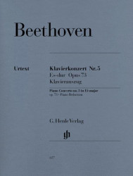 Beethoven: Piano Concerto No. 5 In E Flat Major Op. 73 (noty na čtyřruční klavír)