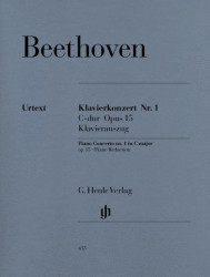 Beethoven: Concerto For Piano And Orchestra No.1 In C Op.15 (noty na čtyřruční klavír)