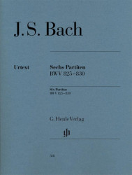 Johann Sebastian Bach: Six Partitas BWV 825-830 (noty na klavír)