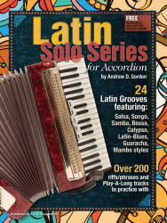 Latin Solo Series for Accordion (noty na akordeon) (+audio)