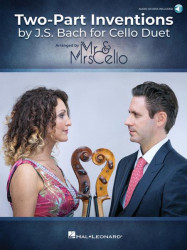 Mr. & Mrs. Cello: 2-Part Inventions by J.S. Bach (noty na violoncello) (+audio)