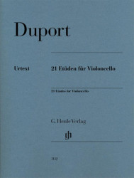 Jean-Louis Duport: 21 Etudes for Violoncello (noty na violoncello)