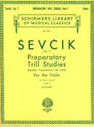 Otakar Ševčík: Preparatory Trill Studies, Op. 7 - Book 1 (noty na housle)