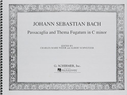 Johann Sebastian Bach: Passacaglia And Thema Fugatum In C Minor (noty na varhany)