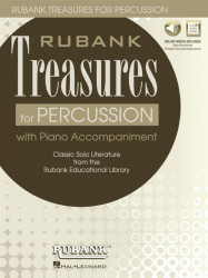 Rubank Treasures for Percussion (noty na bicí, klavír) (+audio)