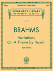 Johannes Brahms: Variations On A Theme By Haydn For Piano (noty na klavír)