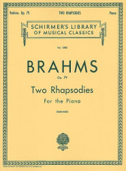Johannes Brahms: 2 Rhapsodies Op.79 (noty na klavír)