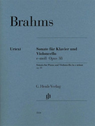 Johannes Brahms: Sonata In E Minor Op. 38 (noty na violoncello, klavír)