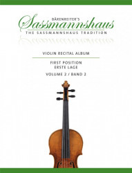 Violin Recital Album: First Position - Volume 2 (noty na housle, klavír)