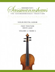 Violin Recital Album: First Position - Volume 1 (noty na housle, klavír)