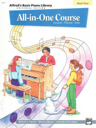 Alfred's Basic Piano Library All In Course 4 (noty na klavír)