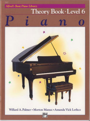 Alfred's Basic Piano Library Theory Book 6 (noty na klavír)