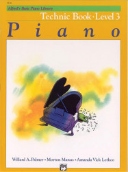 Alfred's Basic Piano Library Technic Book 3 (noty na klavír)
