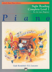 Alfred's Basic Piano Library Sight Reading Book 1 Complete (noty na klavír)