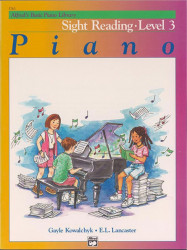 Alfred's Basic Piano Library Sight Reading Book 3 (noty na klavír)