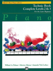 Alfred's Basic Piano Library Technic Book 2-3 Complete (noty na klavír)