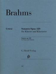 Johannes Brahms: Clarinet Sonatas Op. 120 (noty na klarinet, klavír)