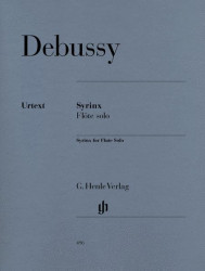 Claude Debussy: Syrinx (noty na příčnou flétnu)