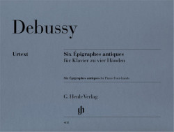 Claude Debussy: Six Epigraphes Antiques (noty na čtyřruční klavír)