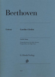 Ludwig van Beethoven: Goethe Songs (noty na zpěv, klavír)