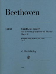 Ludwig van Beethoven: Complete Songs 2 (noty na zpěv, klavír)