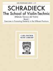 Henry Schradieck: School Of Violin Technics 1 (noty na housle)