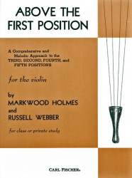 M. Holmes; R. Webber: Above The First Position (noty na housle)