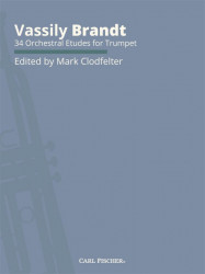 Vassily Brandt: 34 Orchestral Etudes for Trumpet (noty na trubku)