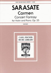 Pablo de Sarasate, Georges Bizet: Carmen Fantasy Opus 25 (noty na housle, klavír)
