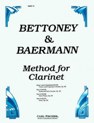 Baermann & Bettoney: Complete Method Part 4 - Short Pieces Op.64 (noty na klarinet)(+audio)