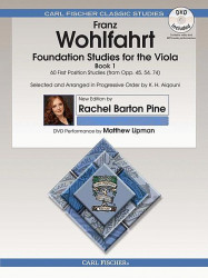 Franz Wohlfahrt: Foundation Studies for the Viola, Book 1 (noty na violu)(+audio)