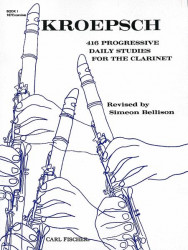 Fritz Kroepsch: 416 Progressive Daily Studies Book 1 - 167 Exercises (noty na klarinet)