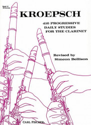 Fritz Kroepsch: 416 Progressive Daily Studies Book 4 - 26 Exercise (noty na klarinet)