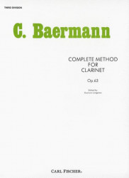 Carl Baermann: Complete Method 3 Op.63 (noty na klarinet)
