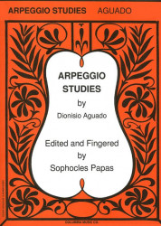 Dionisio Aguado: Arpeggio Studies (noty na kytaru)