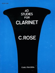 Cyrille Rose: 40 Studies for Clarinet 1 (noty na klarinet)
