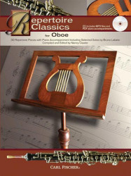 Nancy Clauter: Repertoire Classics for Oboe (noty na hoboj, klavír) (+audio)